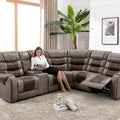 Customizable multifunctional corner sofa with storage, reclining leisure chair, and smart control for first-class living room comfort