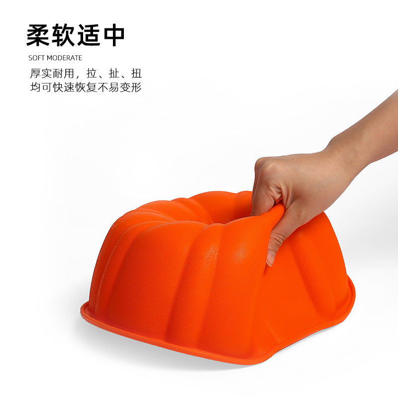 Custom easter & halloween cake molds, pumpkin mousse molds, diy baking molds, silicone dessert molds