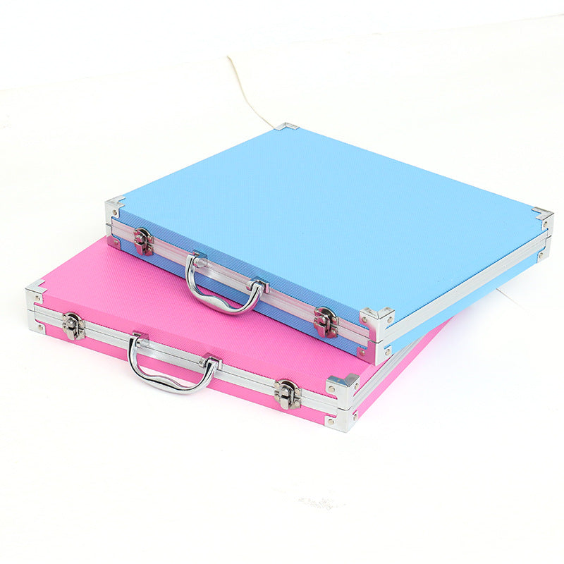 150 aluminum box painting set, student children's watercolor pen stationery gift box art tools crayons oil painting pen wholesale