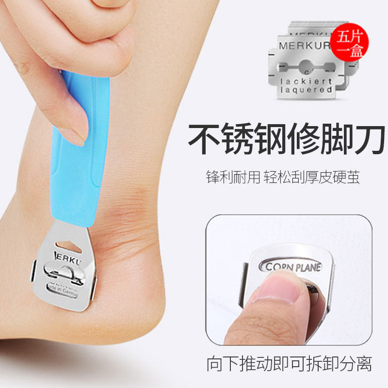 Ready-to-ship 16-piece foot care kit: includes foot file, callus remover, and foot scrubber for dead skin removal