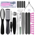 Ready-to-ship 20-piece foot care set: includes foot files, pumice stones, and callus removers for dead skin and hard skin removal