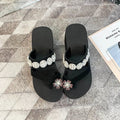 New arrival high-heeled sandals for women, summer outwearthick sole beach shoes, fashion flip-flops, seaside flower flip-flops