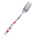 Creative fruit ceramic stainless steel cutlery portable three-piece set - student outdoor travel fork, spoon, and chopsticks set - wholesale