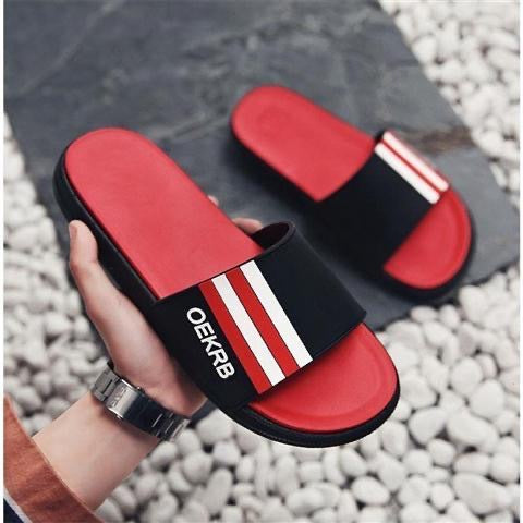 【dropshipping available】korean style men's summer fashion slippers - anti-slip, couple's outdoor/indoor flip-flops