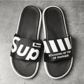 【dropshipping available】korean style men's summer fashion slippers - anti-slip, couple's outdoor/indoor flip-flops