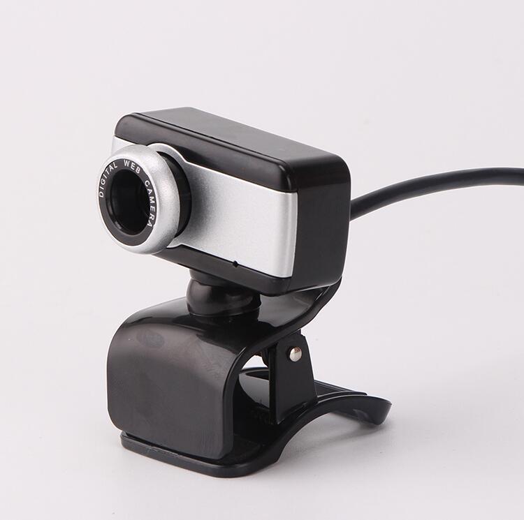 Cross-border high definition clip USB computer camera, drive-free computer built-in microphone online class live video head