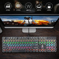 Meishang e-family hjk900 punk mechanical keyboard 104-key metal backlit computer wired keyboard anti-ghosting cross-border