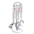 Ceramic stainless steel kitchenware decals personalized kitchen utensils hot pot spoon spatula spoon colander seven-piece set wholesale