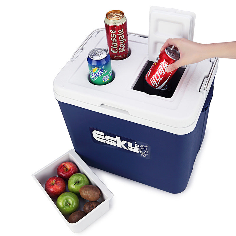 Esky33l insulated box outdoor food vehicle refrigerated box cold chain sea fishing box takeaway beverage delivery refrigerated box