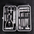 Wholesale stainless steel nail clipper set - 19 piece manicure & pedicure kit for beauty & grooming