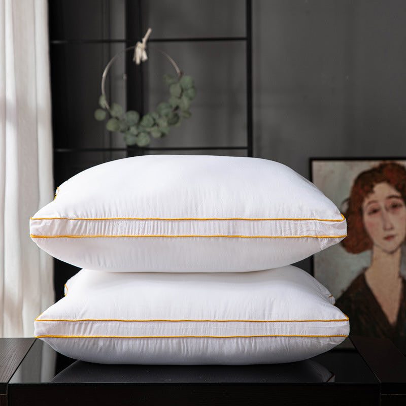 Student pillow core wholesale hotel pillow core pair of pillows household pillow core high resilience feather silk cotton pillow core factory