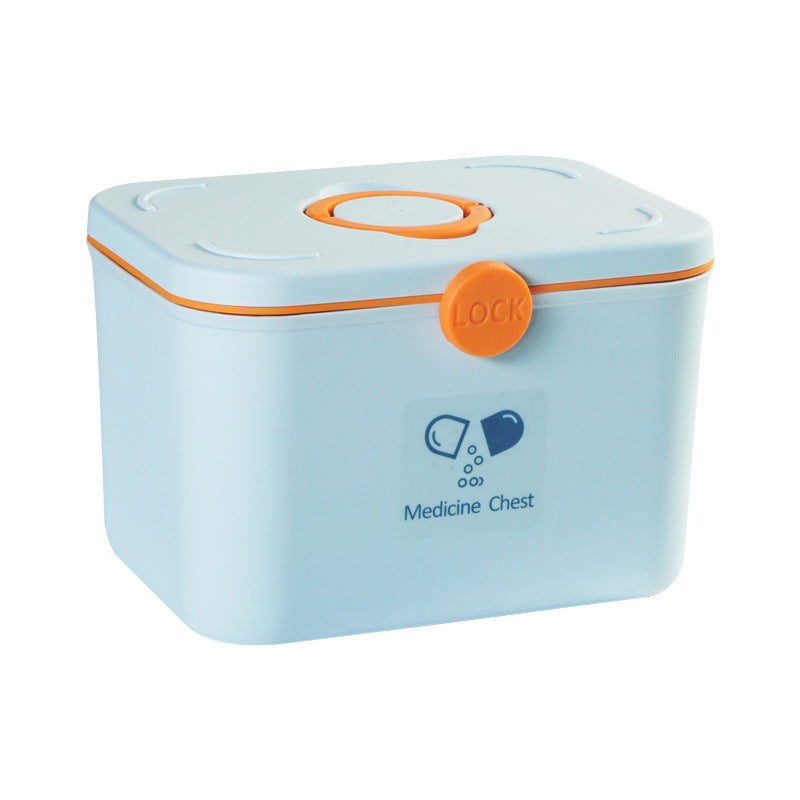 Portable large first aid medical box directly from the manufacturer Household small plastic storage medical box Multi-layer