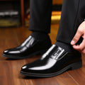 Summernew arrival cowhide leather shoes business formal casual shoes cowhide slip-on shoes men's easiest for match wedding shoes one piece