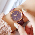 New arrival: women's luminous watch with leather strap - casual fashion trend, wholesale direct from watch manufacturer