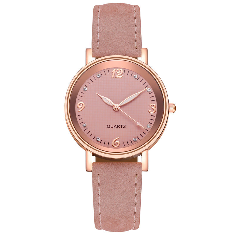 New arrival: women's luminous watch with leather strap - casual fashion trend, wholesale direct from watch manufacturer
