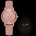 New arrival: women's luminous watch with leather strap - casual fashion trend, wholesale direct from watch manufacturer