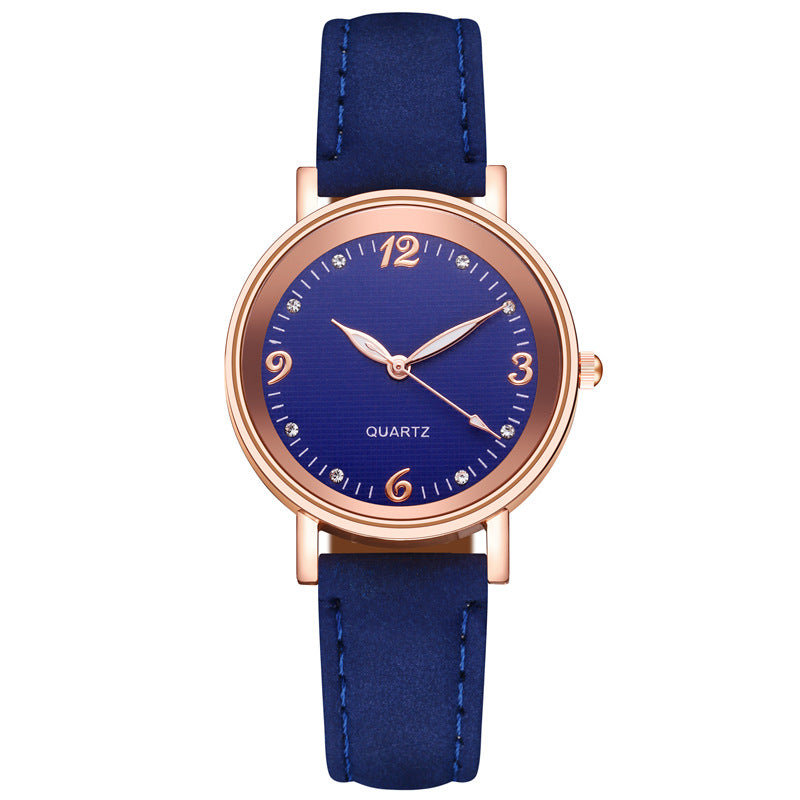 New arrival: women's luminous watch with leather strap - casual fashion trend, wholesale direct from watch manufacturer