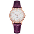 Womenwatches cross-border diamond-luminous watch women's belt women's watch quartz watch diamond jewelry luminous diamond