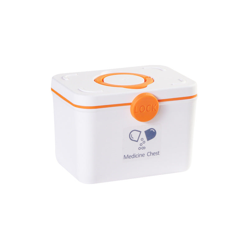 Portable large first aid medical box directly from the manufacturer Household small plastic storage medical box Multi-layer