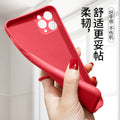 Suitable for iphone17 mobile phone case apple 15 liquid silicone creative stand ring 16 fine hole all-inclusive protective cover