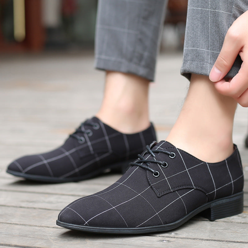 Summernew arrival cloth shoes menplus sizecasual shoes breathable pointed toe canvas leather shoes old beijing cloth shoes men's shoes