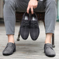 Summernew arrival cloth shoes menplus sizecasual shoes breathable pointed toe canvas leather shoes old beijing cloth shoes men's shoes