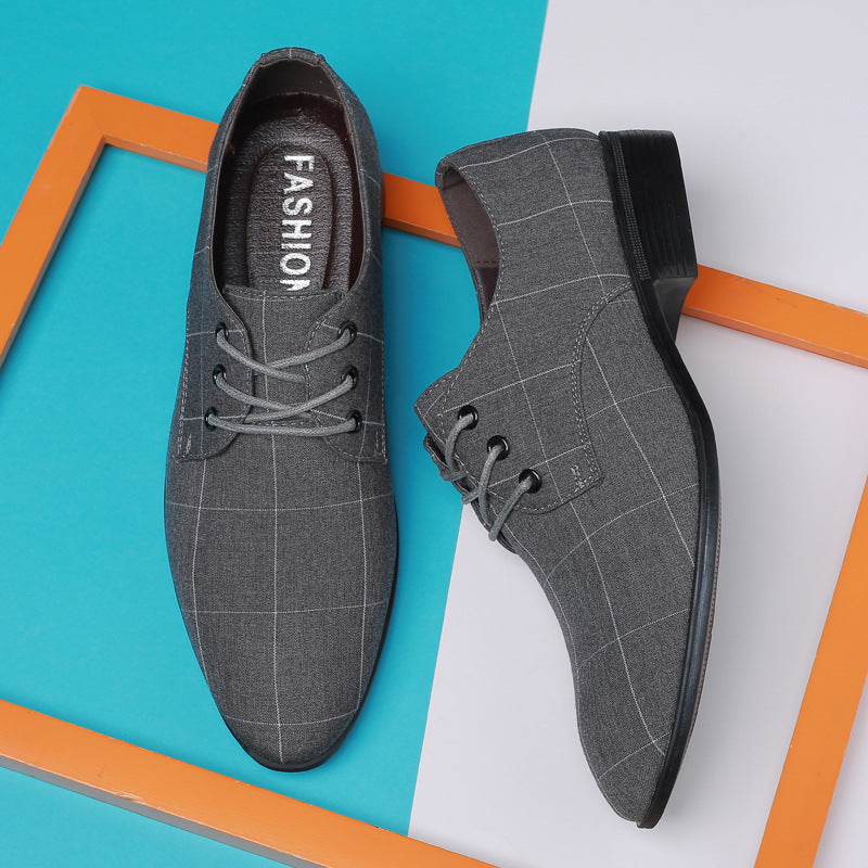Summernew arrival cloth shoes menplus sizecasual shoes breathable pointed toe canvas leather shoes old beijing cloth shoes men's shoes