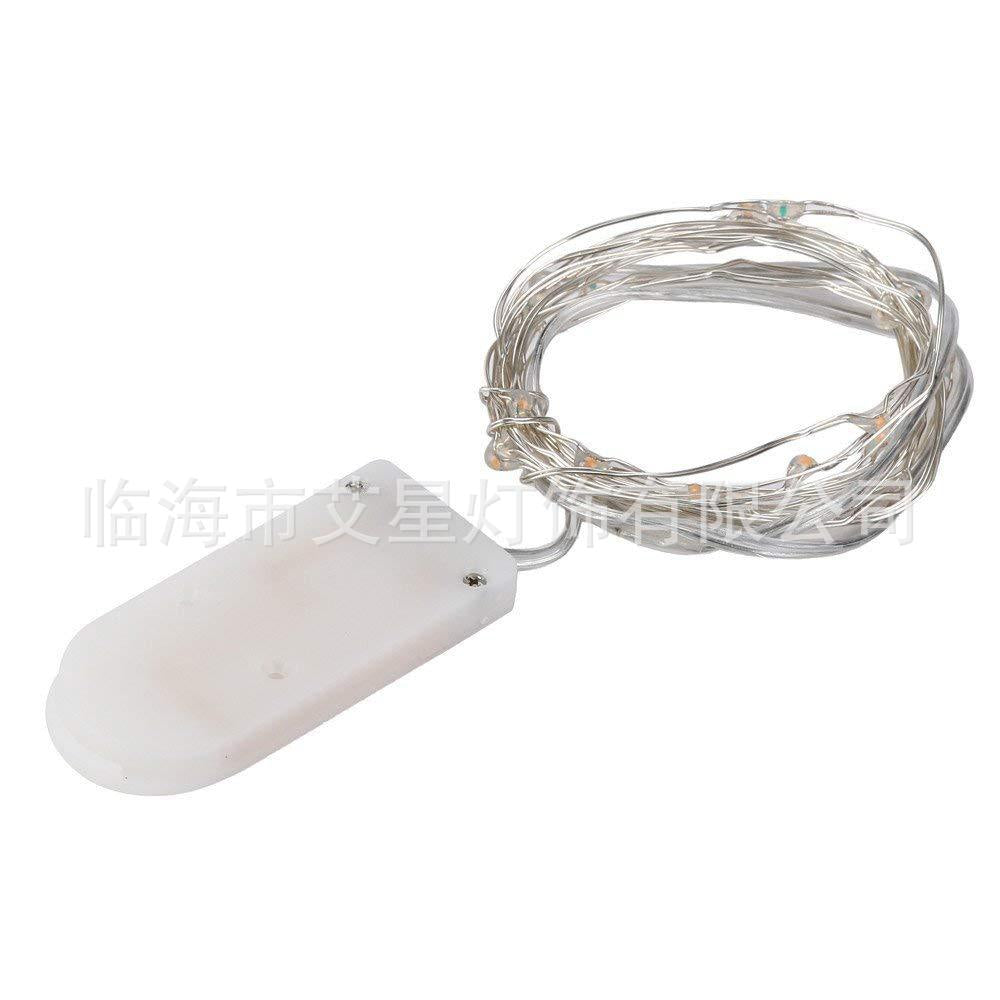 Cross-border LED copper wire light string, button battery box, copper wire light, firefly bouquet, wedding gift box, Christmas decoration