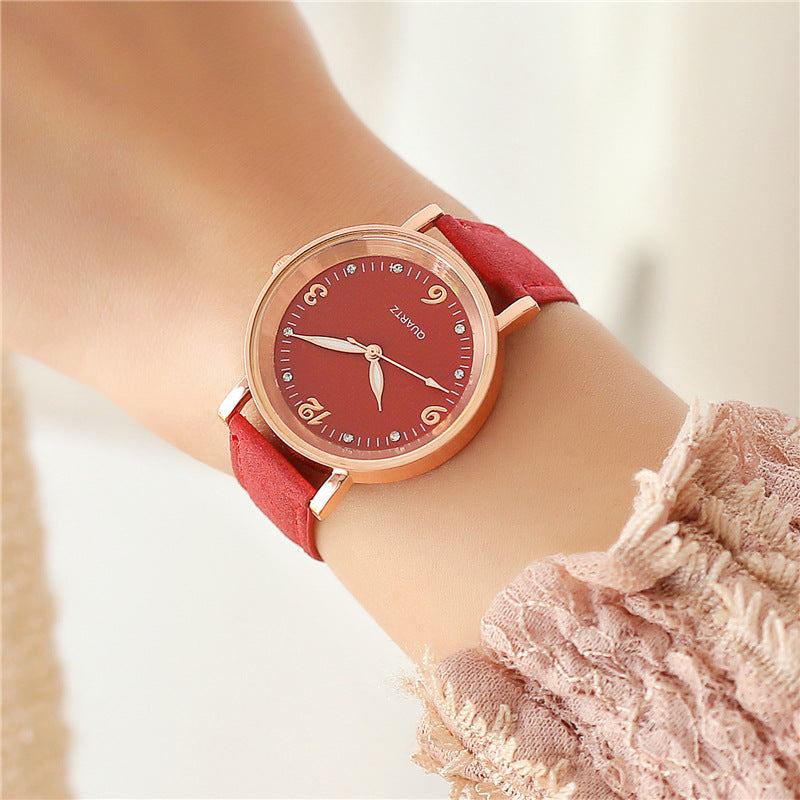 New arrival: women's luminous watch with leather strap - casual fashion trend, wholesale direct from watch manufacturer