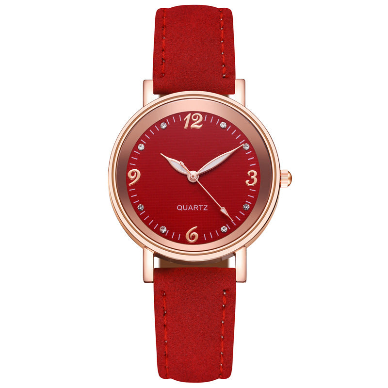 New arrival: women's luminous watch with leather strap - casual fashion trend, wholesale direct from watch manufacturer
