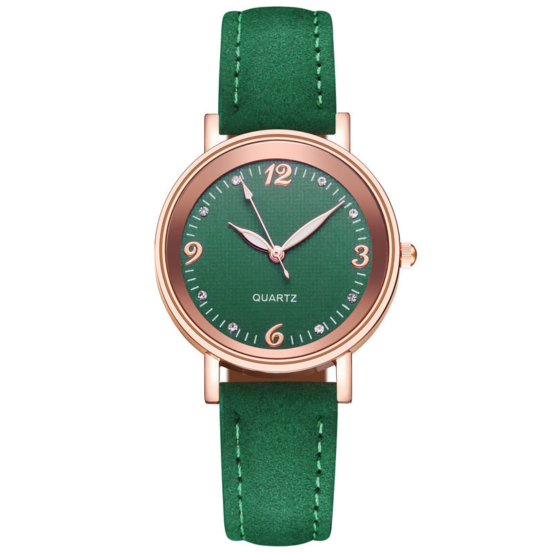 New arrival: women's luminous watch with leather strap - casual fashion trend, wholesale direct from watch manufacturer