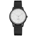 diamond-encrusted luminous watch women's fashiontrendy business mesh belt women's quartz watch manufacturer wholesale watch