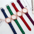 Womenwatches cross-border diamond-luminous watch women's belt women's watch quartz watch diamond jewelry luminous diamond