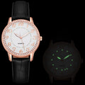 Womenwatches cross-border diamond-luminous watch women's belt women's watch quartz watch diamond jewelry luminous diamond