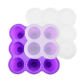 New arrival: 9-cavity silicone baby food storage container with lid - ready to ship!