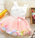 new korean style girls' dress - ethereal petal print, perfect for export. wholesale and dropshipping available