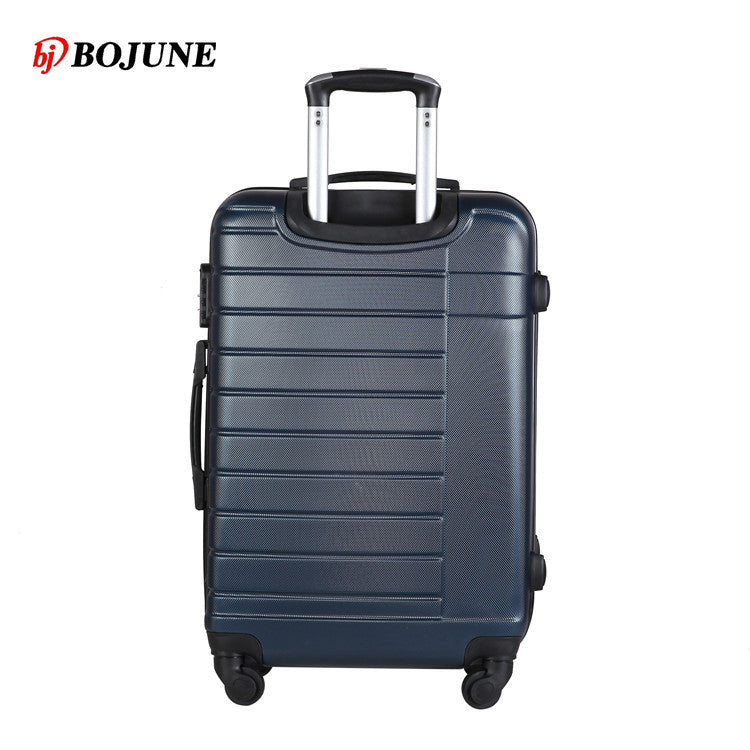 Factory direct sales trolley case printed logo universal wheel luggage gift password box wholesale travel bag ABS