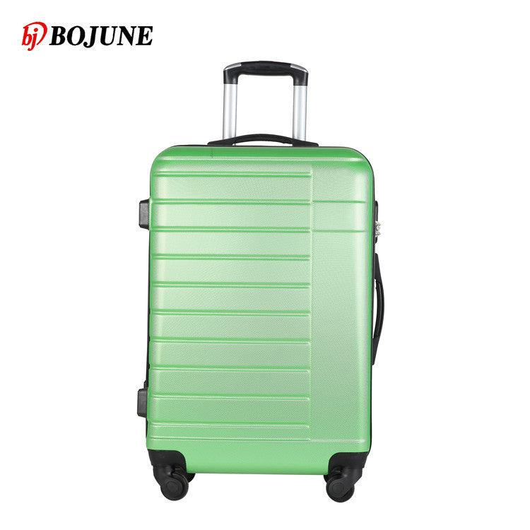 Factory direct sales trolley case printed logo universal wheel luggage gift password box wholesale travel bag ABS