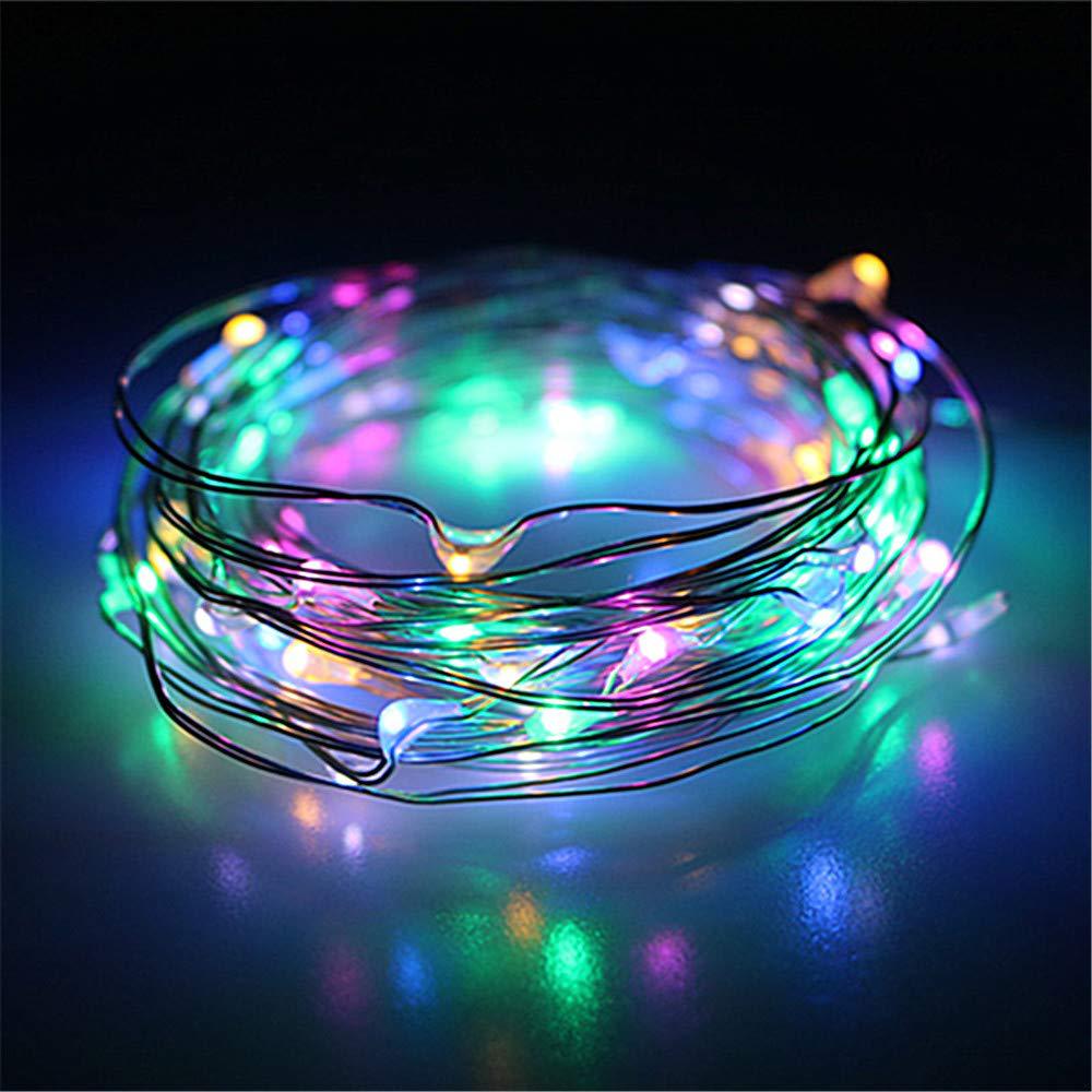 Cross-border LED copper wire light string, button battery box, copper wire light, firefly bouquet, wedding gift box, Christmas decoration