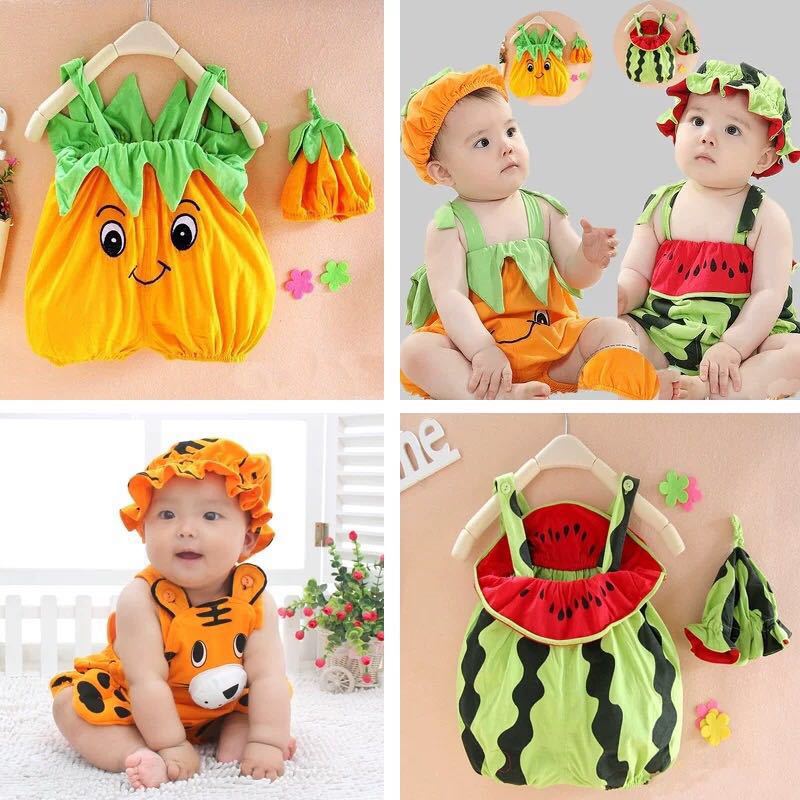 Summer cute sleeveless romper for baby boys and girls - lightweight, casual, comfortable, breathable, perfect for home and outings