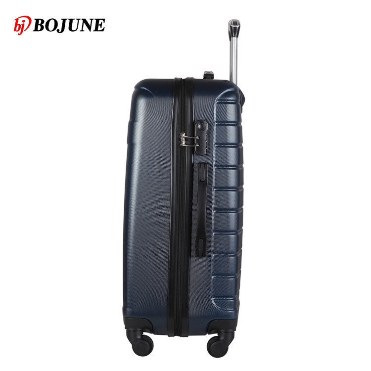 Factory direct sales trolley case printed logo universal wheel luggage gift password box wholesale travel bag ABS