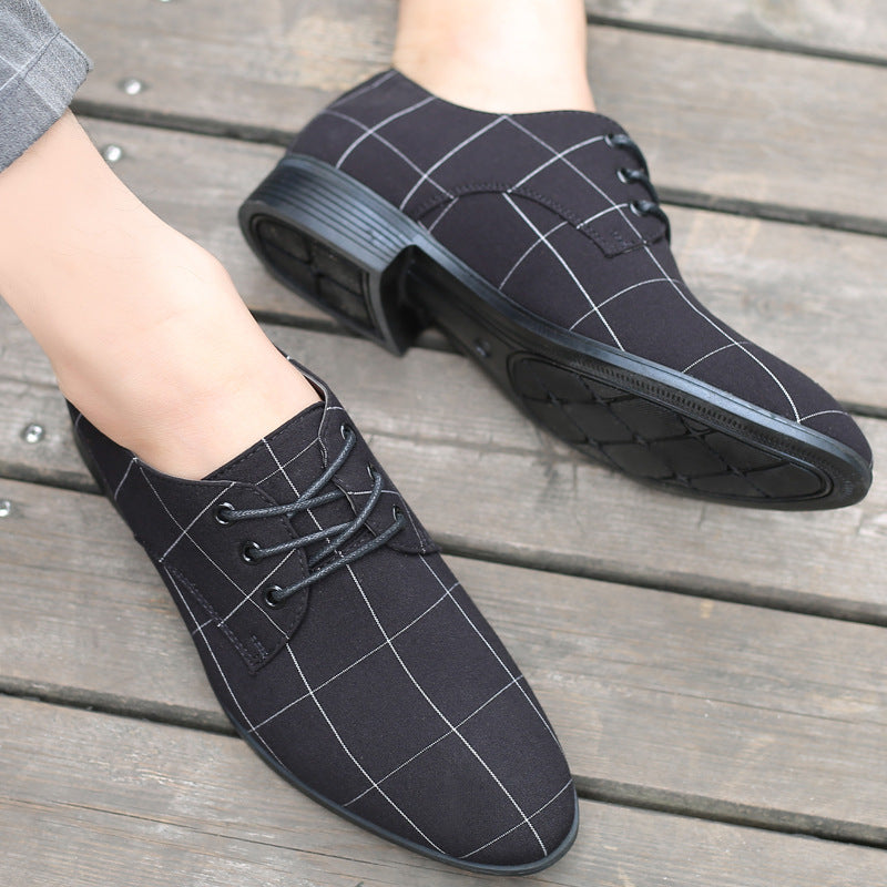 Summernew arrival cloth shoes menplus sizecasual shoes breathable pointed toe canvas leather shoes old beijing cloth shoes men's shoes