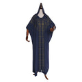foreign trade african plus size women's clothing   new arrival cloak beaded hot diamond bat sleeve dress