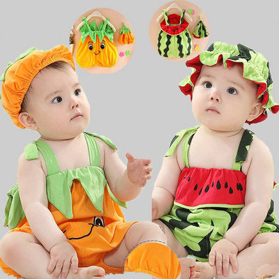 Summer cute sleeveless romper for baby boys and girls - lightweight, casual, comfortable, breathable, perfect for home and outings