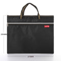 Portable football pattern document bag conference training bag business document bag oxford canvas information storage bag printing
