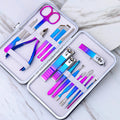 Eagle beak stainless steel manicure kit 15 beauty scissors pedicure knife nail polish nail clipper suit wholesale manicure package
