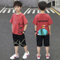 Trendy boys' summer outfit set:  new collection for older kids - stylish and cool