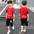 Trendy boys' summer outfit set:  new collection for older kids - stylish and cool