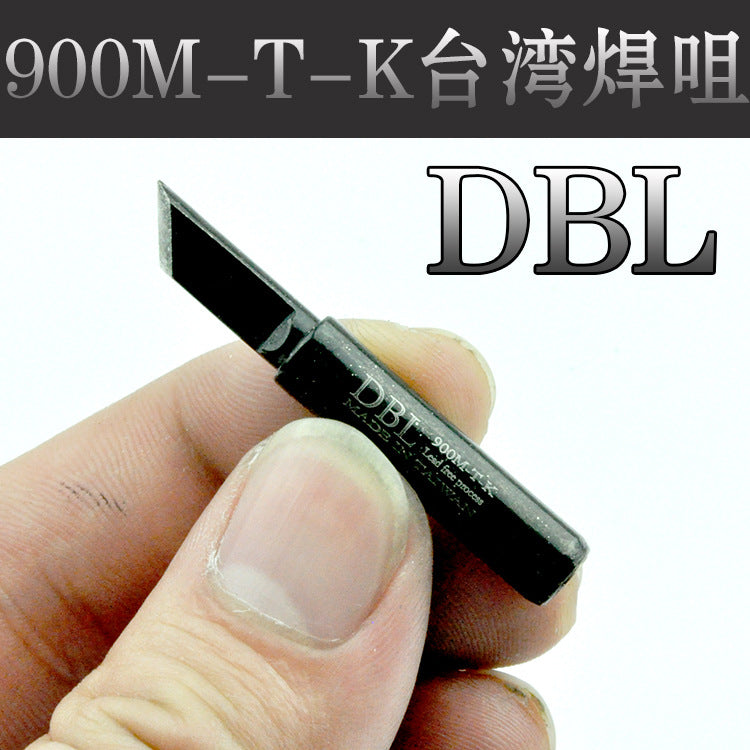 DBL knife edge tip, Taiwan black diamond soldering iron head 936 lead-free soldering nozzle chrome iron head constant temperature soldering iron head