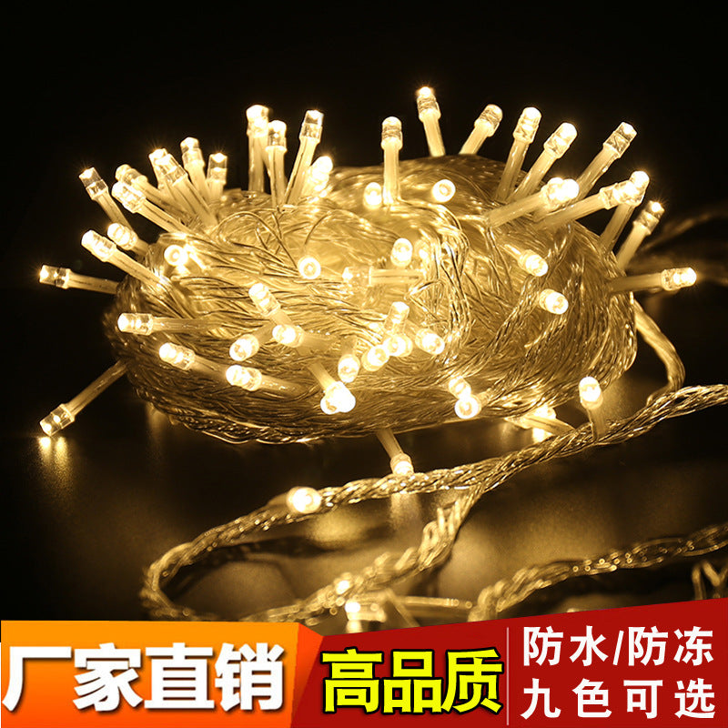 Customized wholesale led light string, small lanterns, stall decorative lights, waterproof lighting string lights, New Year's lanterns, outdoor customization